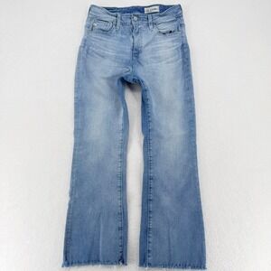 AG Farrah Boot Crop Jeans Light Wash Size 28 Stretch Denim